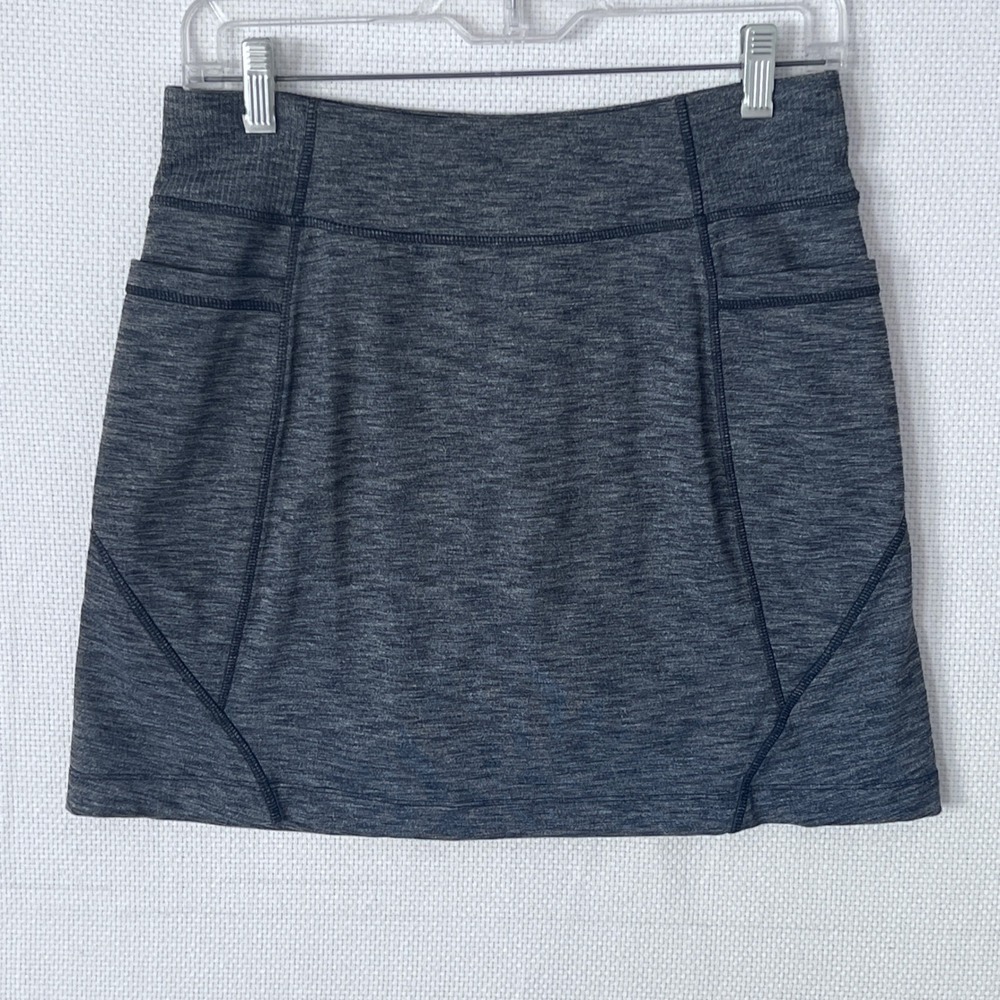 Athleta Skort Womens Small Gray Heathered Activewear Tennis Golf Skirt 153396-02